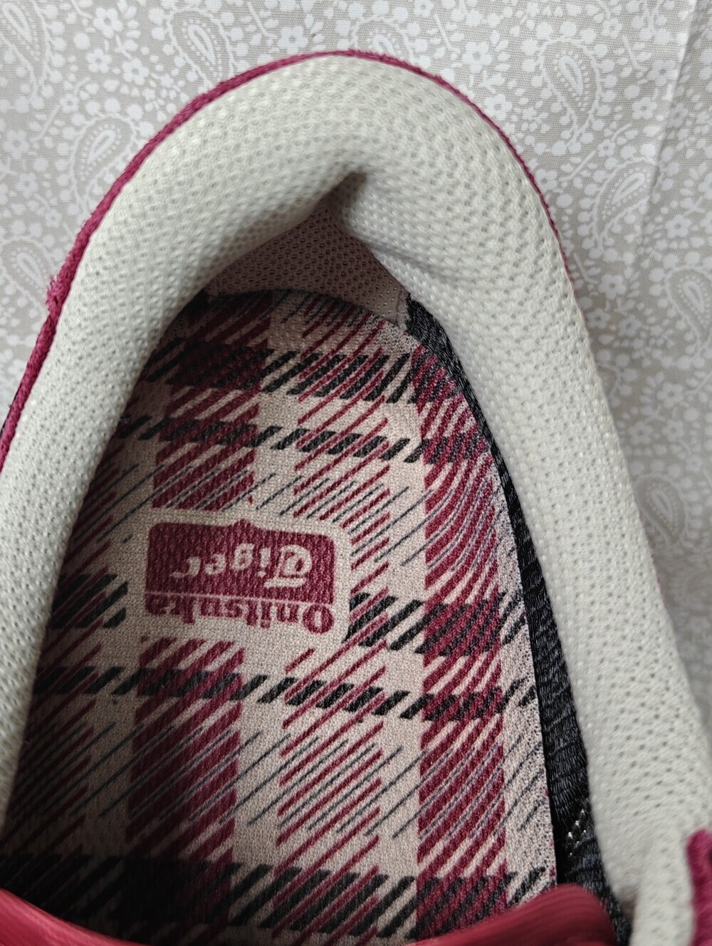 Onitsuka Tiger Colorado Eighty-Five Burgundy Suede Retro Sneakers Men's Sz 12 - Picture 7 of 10